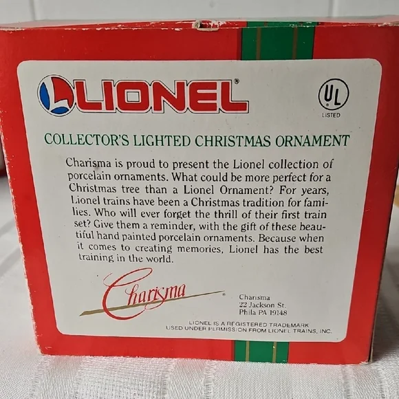 Lionel Christmas Caboose Ornament, 1st Edition - Picture 6 of 9